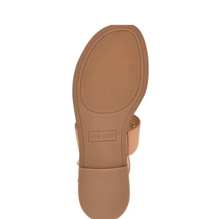 Jouise Ankle Strap Flat Sandals Light Natural Women Nine West Sandals Jouise Ankle Strap Flat Sandals Light Natural Women Nine West Sandals
