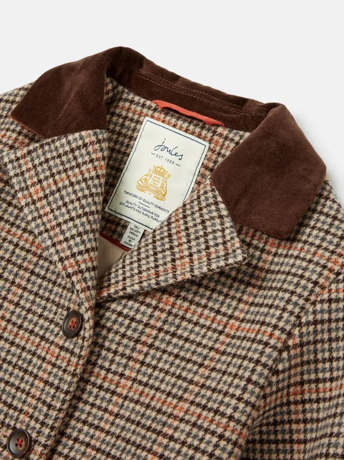 Joules Coats and Jackets Girls Brown Wool Coat