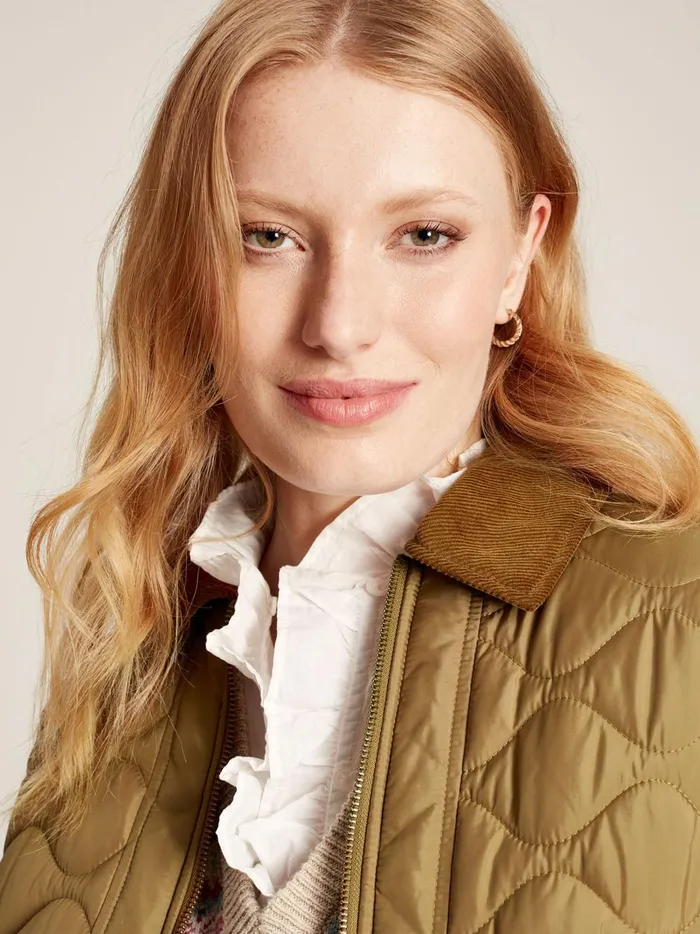 Joules Coats and Jackets Women Brown Onion Quilt Jacket