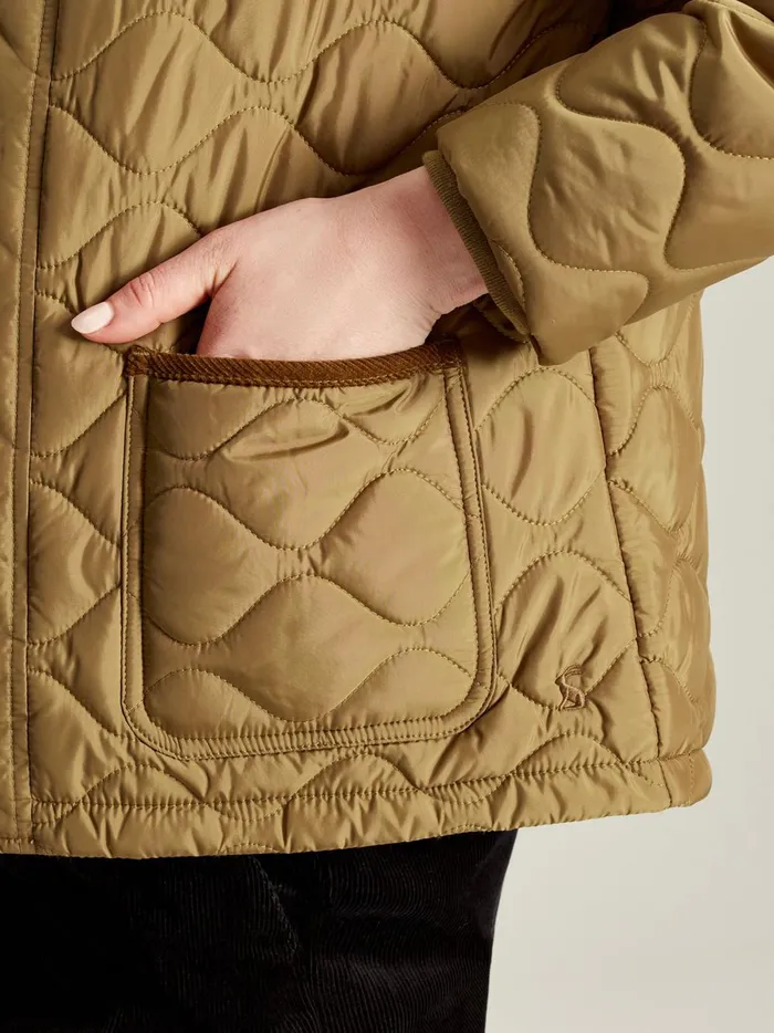 Joules Coats and Jackets Women Brown Onion Quilt Jacket