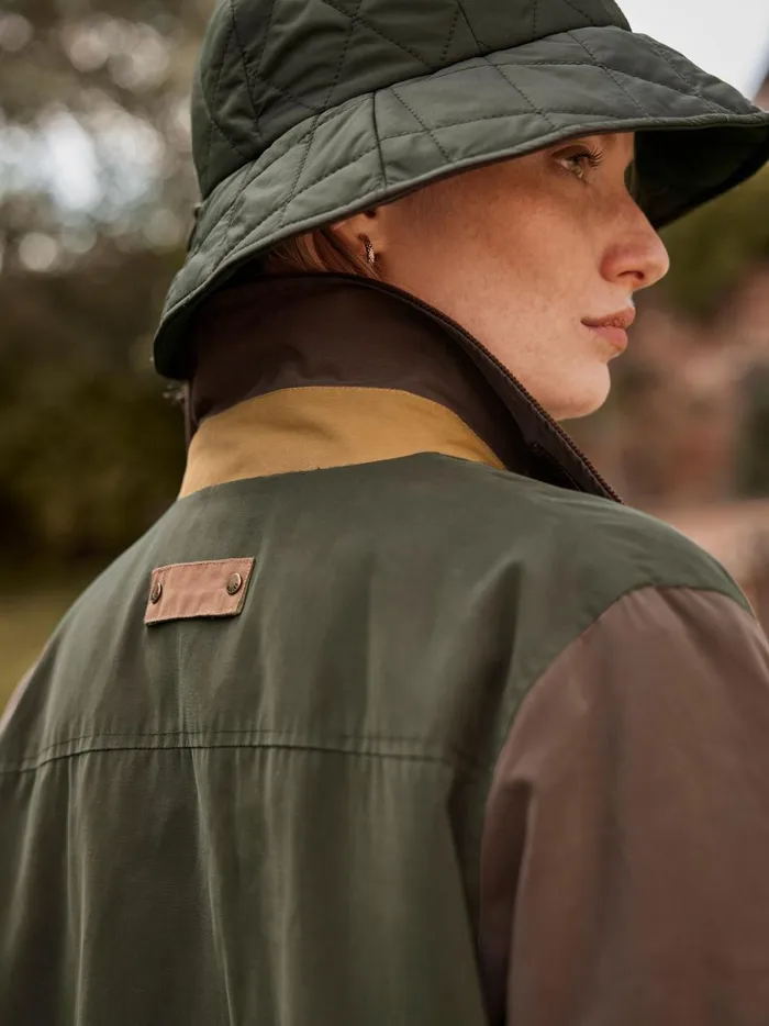 Joules Hats Women Green Quilted Hat