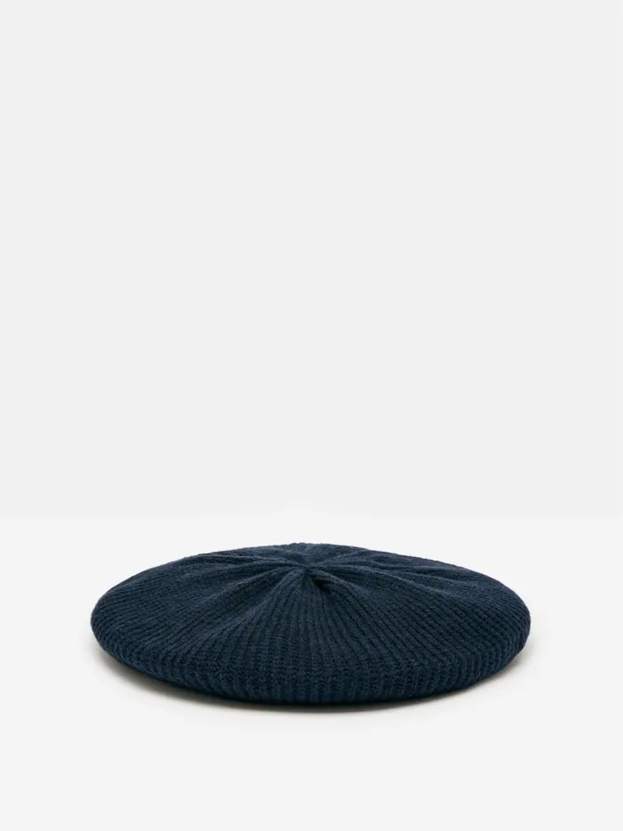 Joules Hats Women Navy Knitted Beret Hat