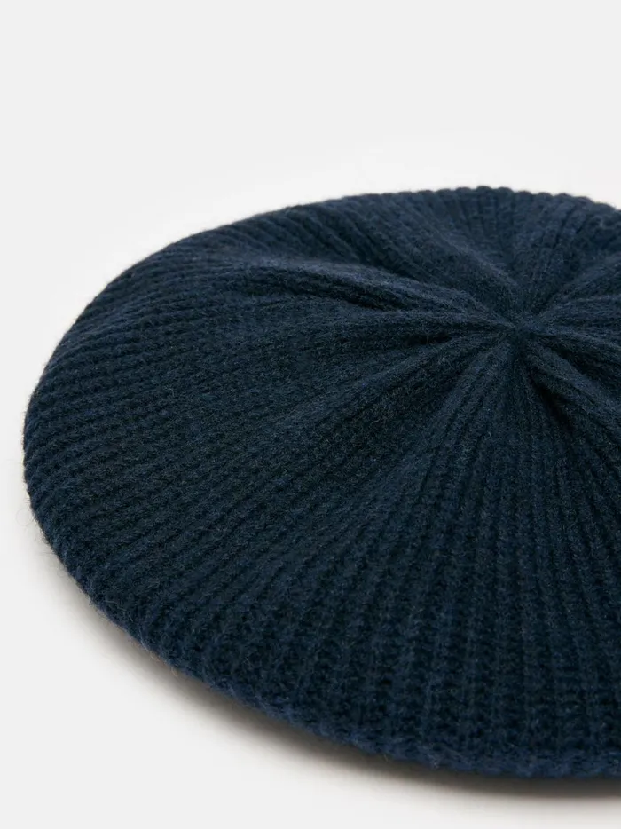 Joules Hats Women Navy Knitted Beret Hat