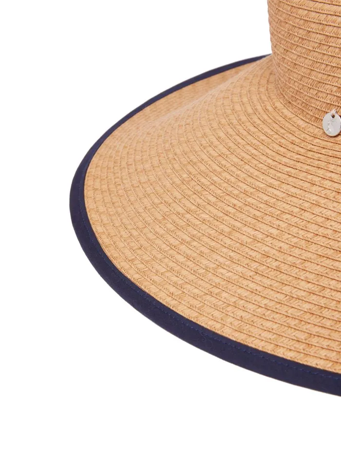 Joules Hats Women White Wide Brim Paper Hat