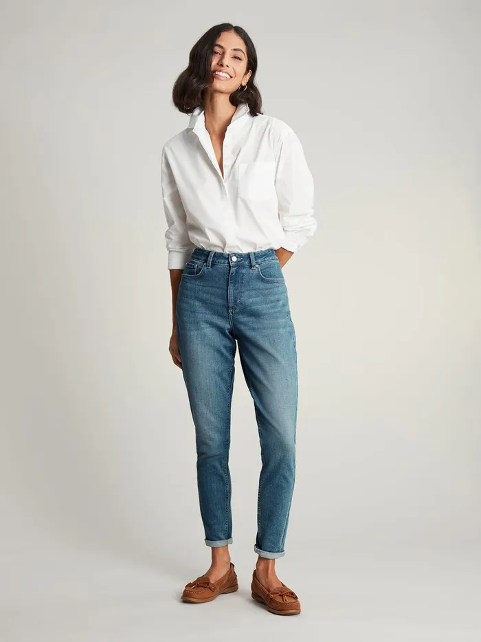 Joules Jeans Women Blue High Rise Stretch Skinny Jeans