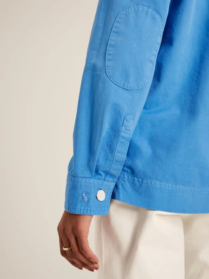 Joules Shirts and Blouses Women Blue Heavyweight Cotton Deck Shirt