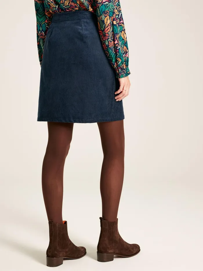 Joules Shorts and Skirts Women Navy Blue Cord Skirt