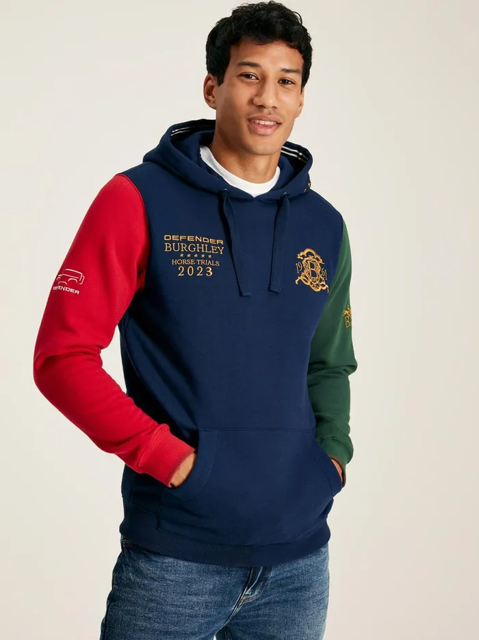 Joules Sweatshirts and Hoodies Men Navy Blue Hooded Sweatshirt