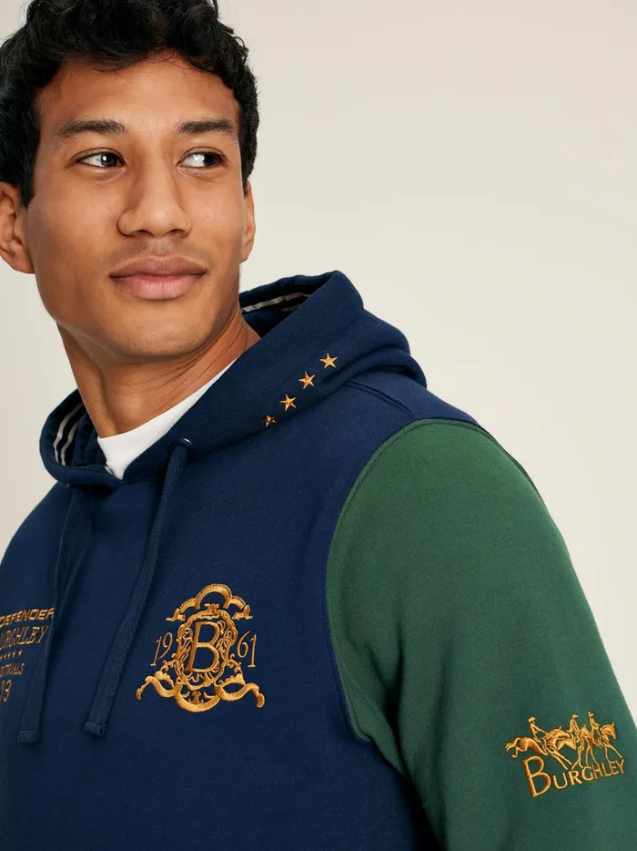 Joules Sweatshirts and Hoodies Men Navy Blue Hooded Sweatshirt