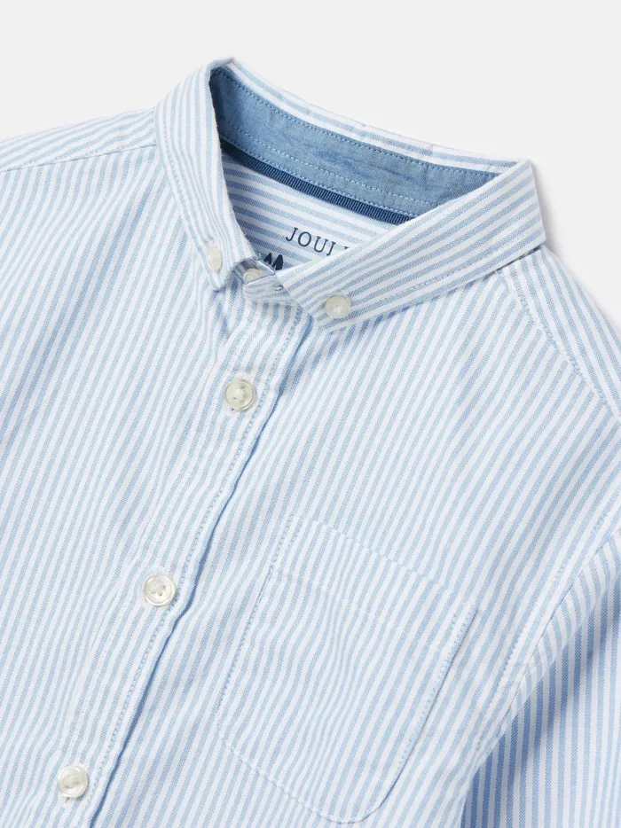 Joules Tops and Tshirts Boys Blue Long Sleeve Striped Shirt