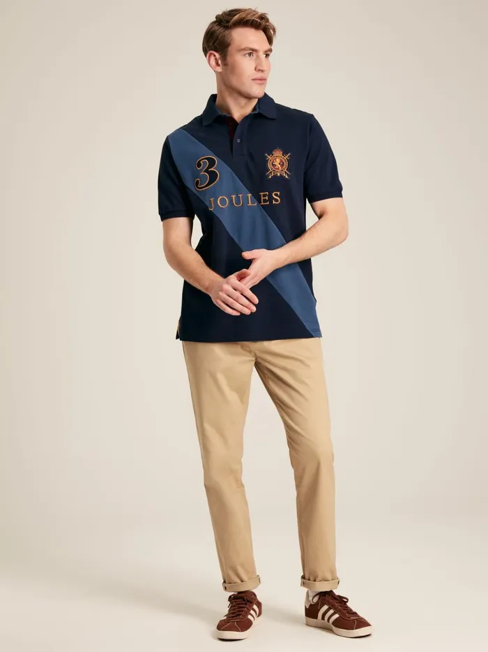 Joules Tops and Tshirts Men Navy Classic Fit Polo Shirt