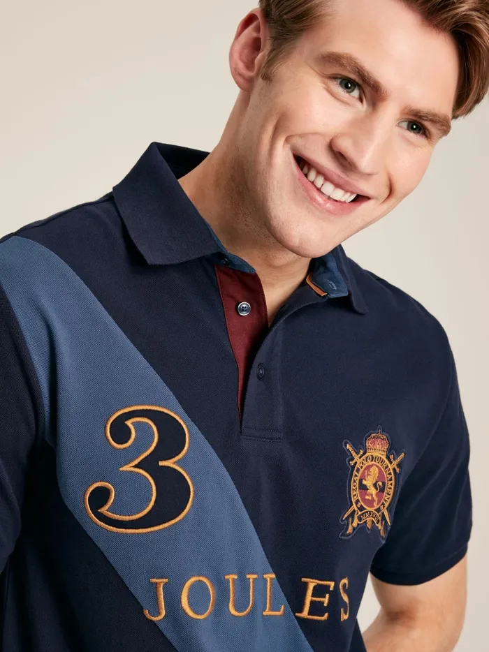 Joules Tops and Tshirts Men Navy Classic Fit Polo Shirt
