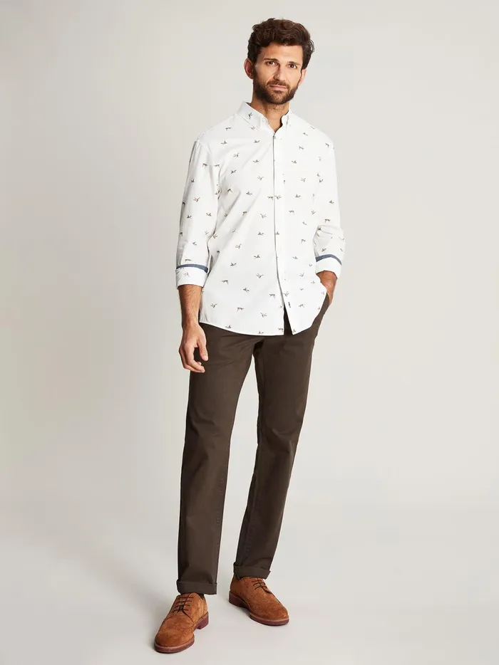 Joules Trousers Men Khaki Slim Fit Chinos
