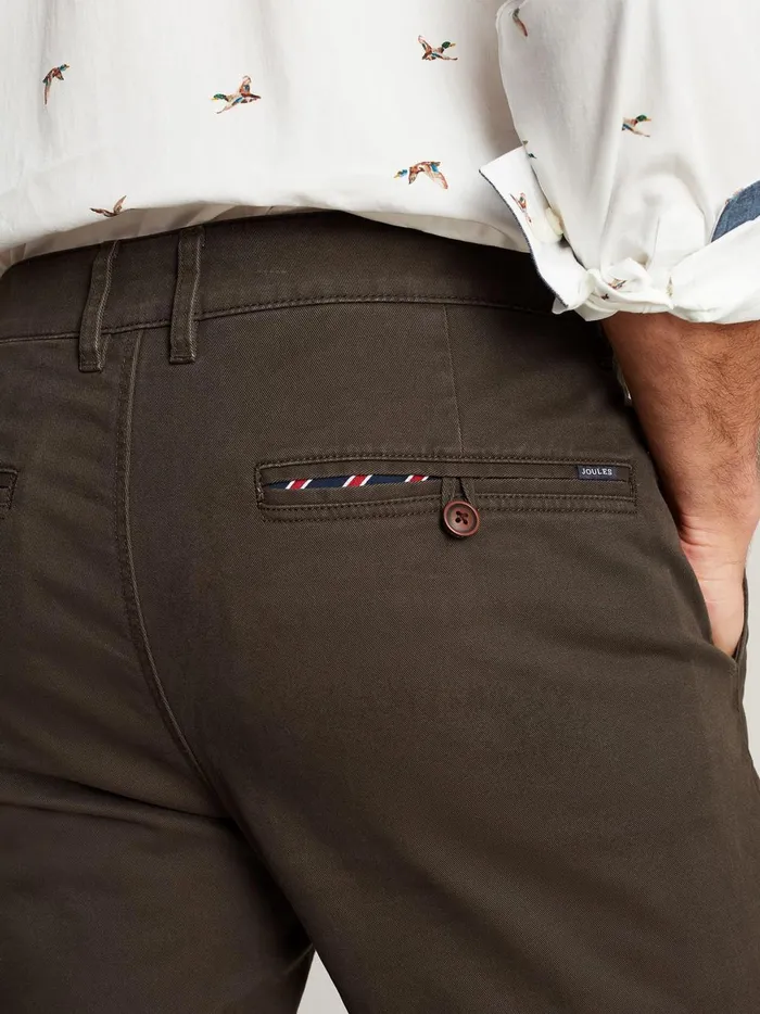 Joules Trousers Men Khaki Slim Fit Chinos