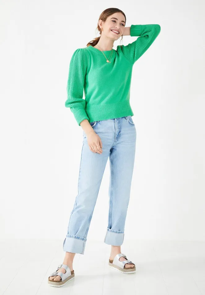 Jumpers and Cardigans Women Hush Brea Ribbed Jumper Mint Green