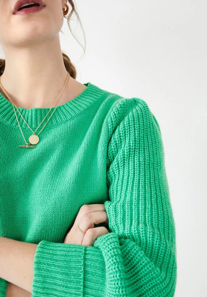 Jumpers and Cardigans Women Hush Brea Ribbed Jumper Mint Green