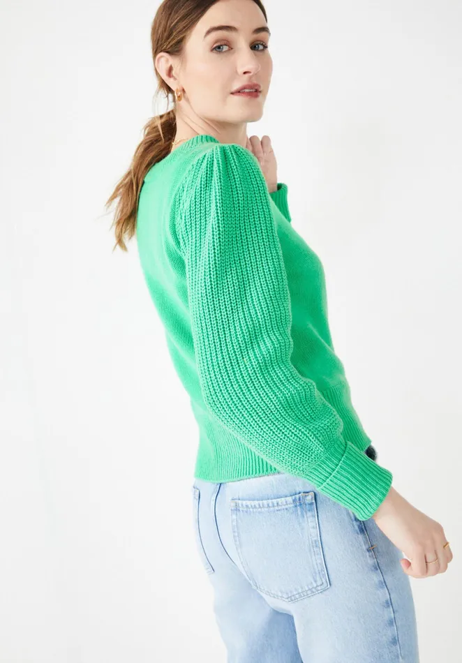 Jumpers and Cardigans Women Hush Brea Ribbed Jumper Mint Green