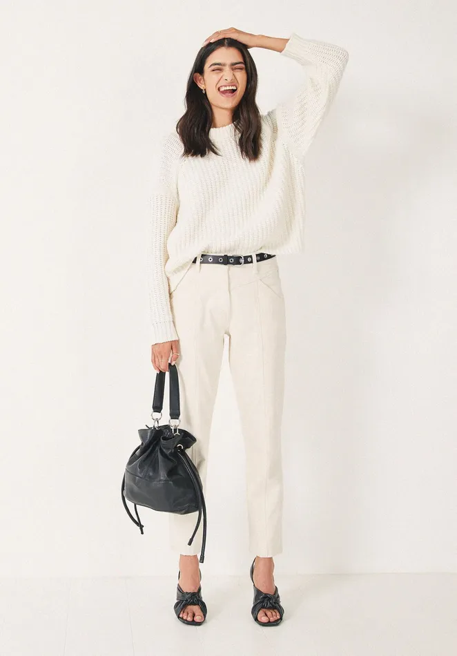 Jumpers and Cardigans Women Hush Emerson Chunky Jumper Ecru