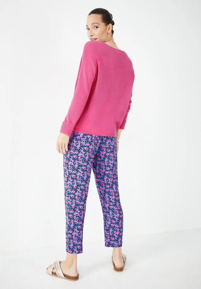 Jumpers and Cardigans Women Hush Jamila VNeck Cashmere Jumper Hot Pink