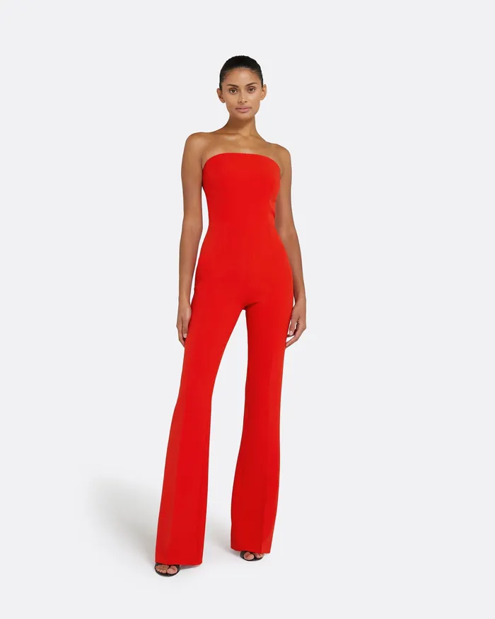Jumpsuits Safiyaa Women Myrine Cherry Red Jumpsuit Cherry Red