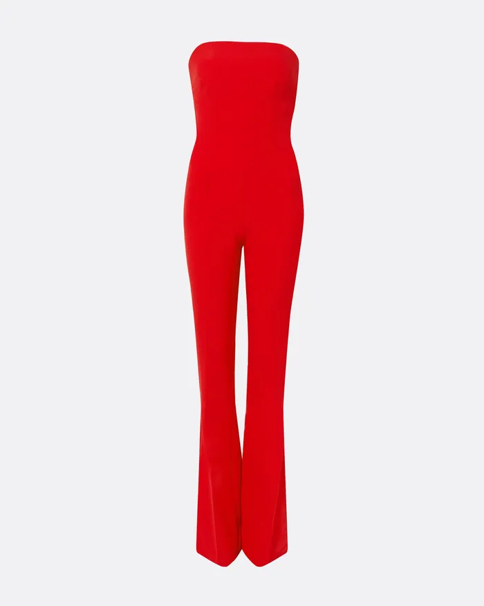 Jumpsuits Safiyaa Women Myrine Cherry Red Jumpsuit Cherry Red