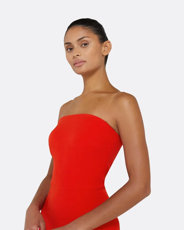 Jumpsuits Safiyaa Women Myrine Cherry Red Jumpsuit Cherry Red