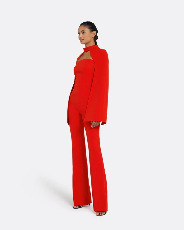 Jumpsuits Safiyaa Women Myrine Cherry Red Jumpsuit Cherry Red