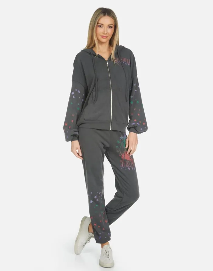 Kaliyah Janis Joplin Pigment Black Women Lauren Moshi Hoodies