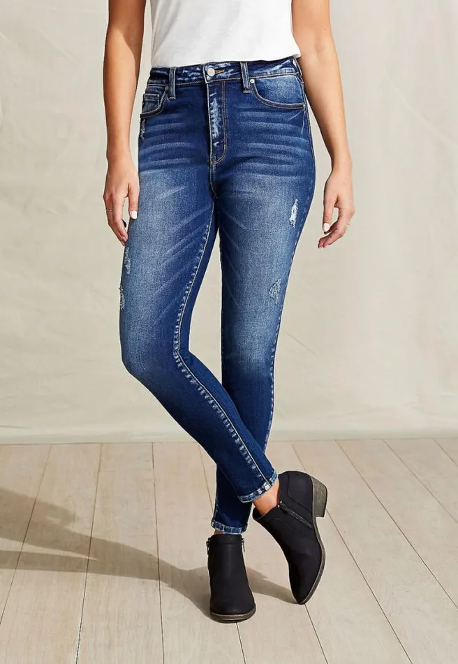 Kancan High Rise Dark Wash Skinny Jean Women Maurices Jeans