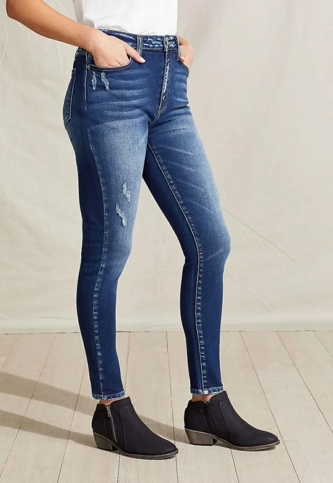 Kancan High Rise Dark Wash Skinny Jean Women Maurices Jeans