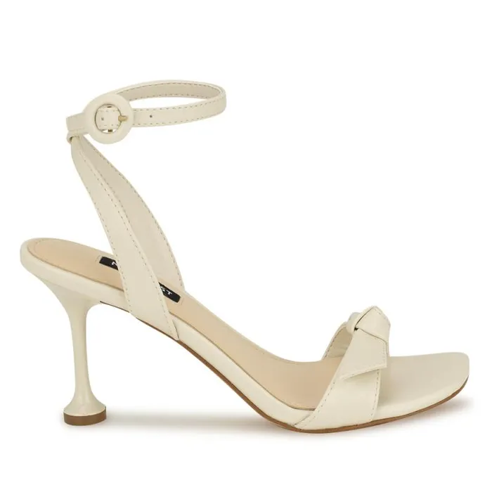 Kensta Bow Sandals Chic Cream Women Nine West Sandals