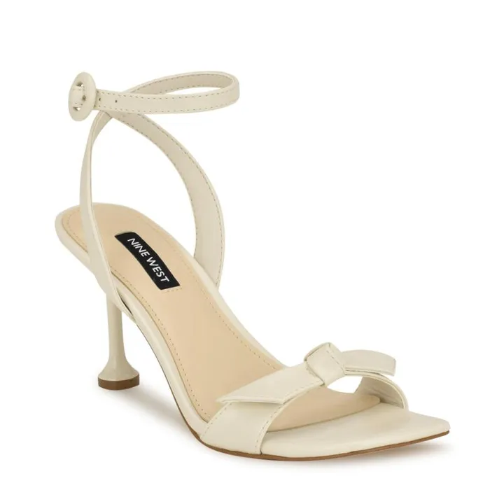 Kensta Bow Sandals Chic Cream Women Nine West Sandals