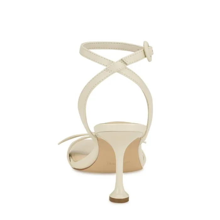 Kensta Bow Sandals Chic Cream Women Nine West Sandals