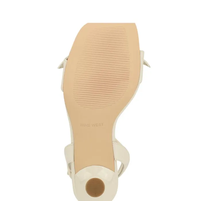 Kensta Bow Sandals Chic Cream Women Nine West Sandals