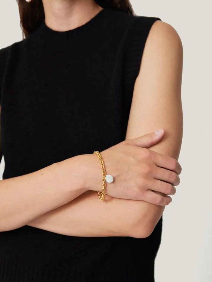 Keshi Pearl Bracelet Pearl Women Jigsaw Party
