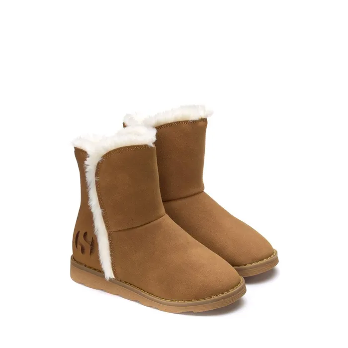 Kids Boots Girl 4033 KIDS SYNTHETIC MATERIAL Boot BROWN BRONZE Superga Children