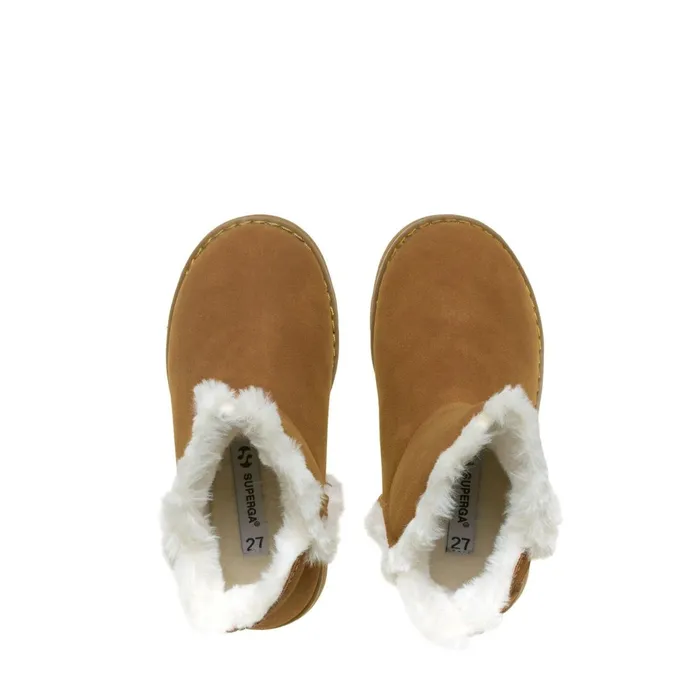 Kids Boots Girl 4033 KIDS SYNTHETIC MATERIAL Boot BROWN BRONZE Superga Children