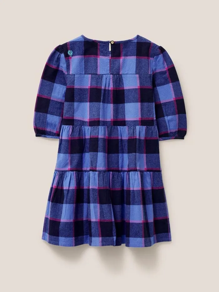 Kids DRESSES and SKIRTS White Stuff Chloe Check Dress Blue Multi