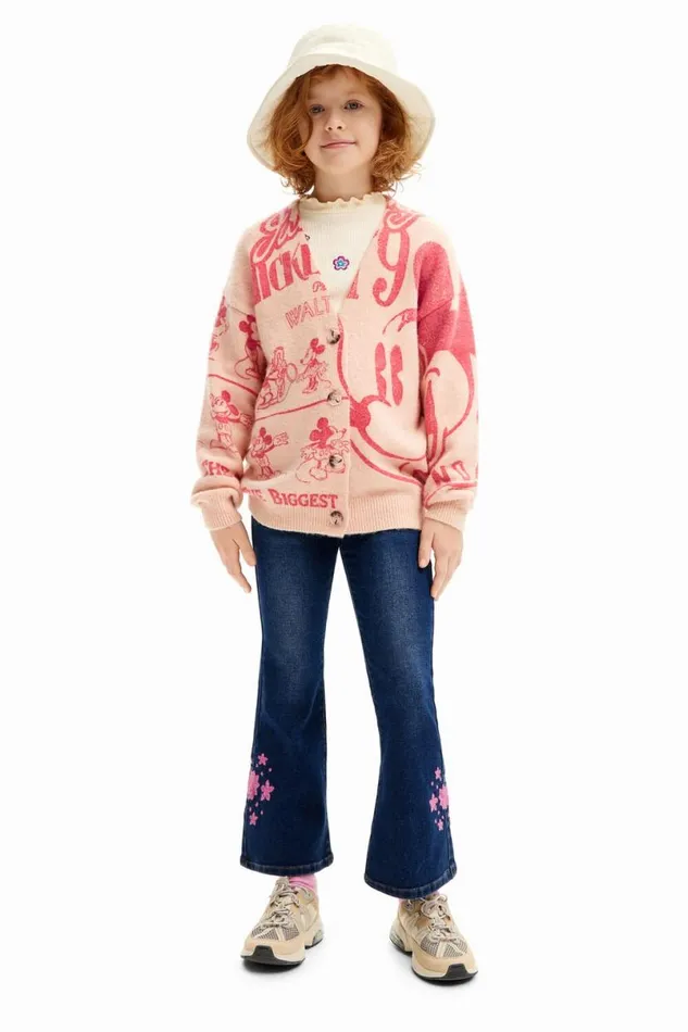 Kids Jumpers And Sweatshirts Desigual Mickey Mouse Cardigan