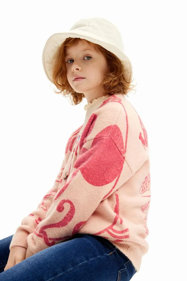Kids Jumpers And Sweatshirts Desigual Mickey Mouse Cardigan