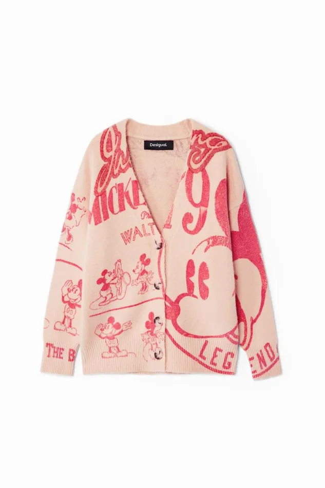 Kids Jumpers And Sweatshirts Desigual Mickey Mouse Cardigan