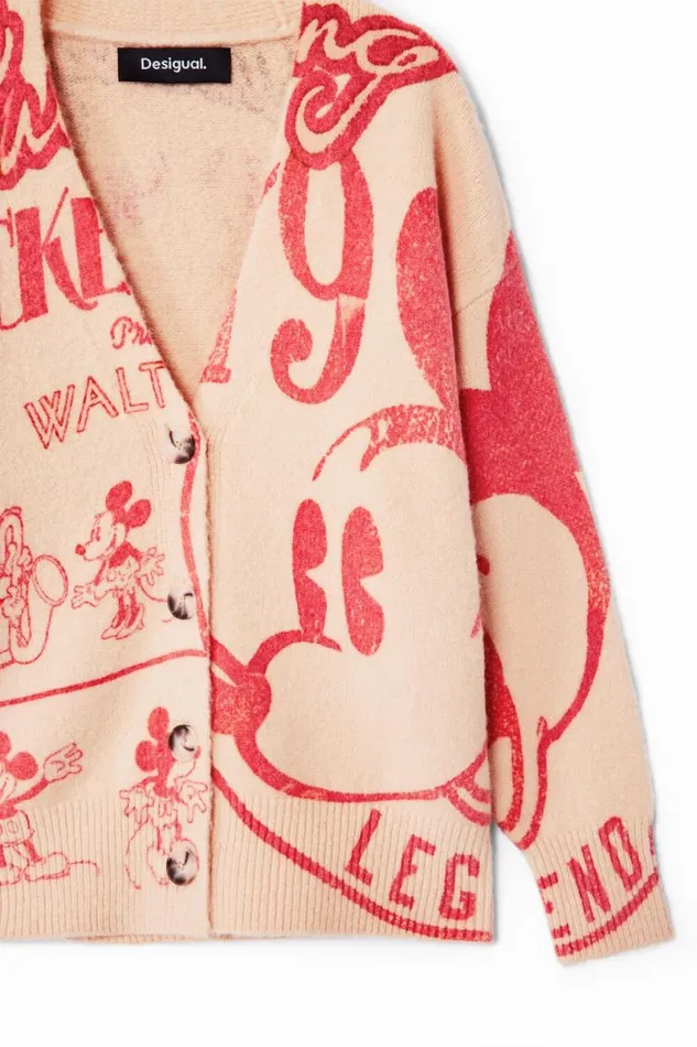 Kids Jumpers And Sweatshirts Desigual Mickey Mouse Cardigan