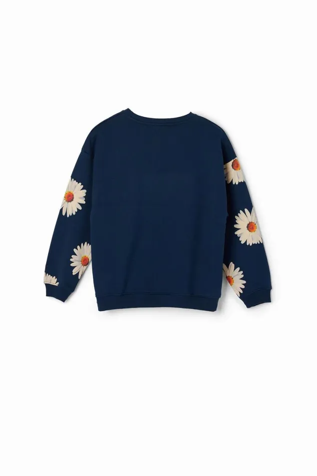 Kids Jumpers And Sweatshirts Desigual Oversize Daisy Sweatshirt