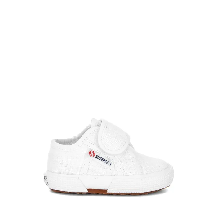 Kids Kid Unisex 2750BSTRAP Sneaker WHITE Superga Low Cut