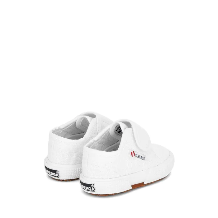 Kids Kid Unisex 2750BSTRAP Sneaker WHITE Superga Low Cut