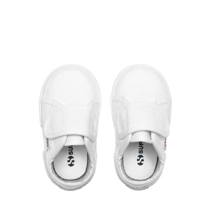 Kids Kid Unisex 2750BSTRAP Sneaker WHITE Superga Low Cut