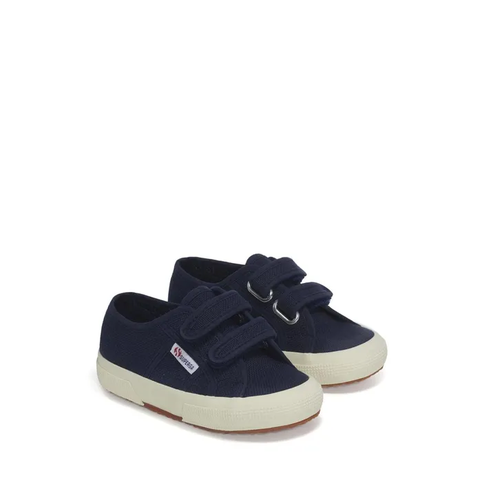 Kids Kid Unisex 2750COTJSTRAP CLASSIC Sneaker BLUE NAVY Superga Low Cut