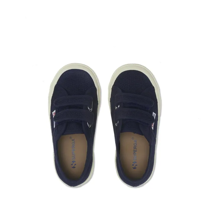 Kids Kid Unisex 2750COTJSTRAP CLASSIC Sneaker BLUE NAVY Superga Low Cut