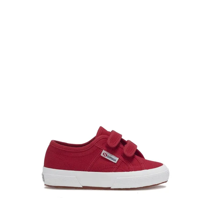 Kids Kid Unisex 2750COTJSTRAP CLASSIC Sneaker REDWHITE Superga Low Cut