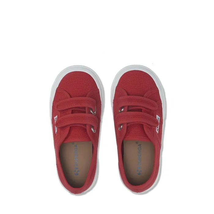 Kids Kid Unisex 2750COTJSTRAP CLASSIC Sneaker REDWHITE Superga Low Cut